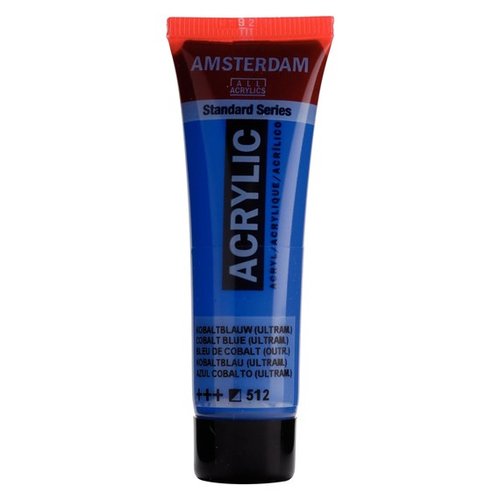 AMSTERDAM Set de 3 Pintura Acrílica 20 ml Azul Cobalto (Ultramarino)