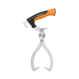 Fiskars WoodXpert Alicates para Leña, Metal y Plástico, Color Negro y Naranja, Mango Antideslizante, Longitud 303 mm