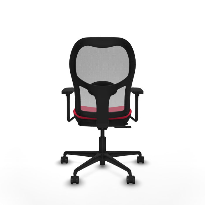 PIQUERAS Y CRESPO Silla de oficina Jorquera con mecanismo Sincro/Traslack Rojo/Gris PIQUERAS Y CRESPO Silla de oficina Jorquera con mecanismo Sincro/Traslack Rojo/Gris
