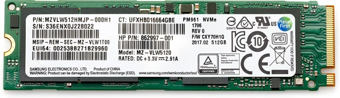 HP 512GB PCIe 4x4 NVMe TLC SSD HP 512GB PCIe 4x4 NVMe TLC SSD