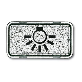 BUSCH-JAEGER Busch-Jaeger 2622 LI-101 Tastersymbol Licht Allwetter 44 glasklar