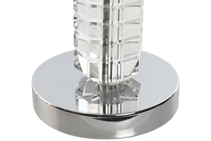 DKD Home Decor Lámpara Sobremesa Moderno Transparente Blanco 25 x 42 x 25 cm DKD Home Decor Lámpara Sobremesa Moderno Transparente Blanco 25 x 42 x 25 cm