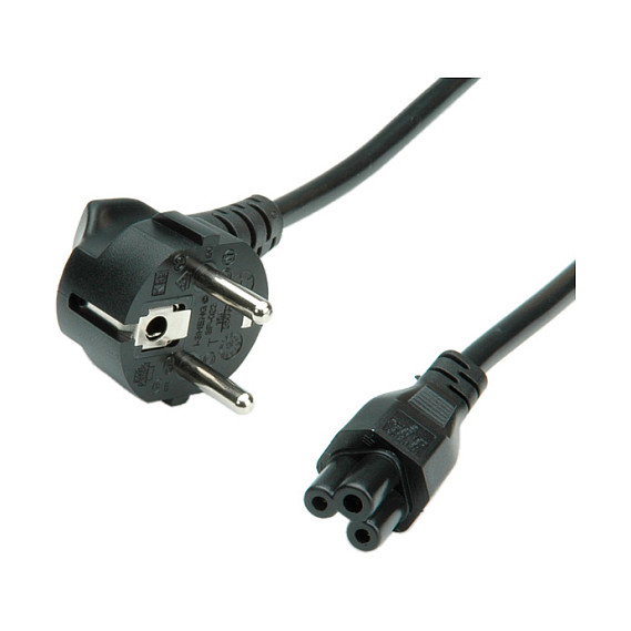 ROLINE Cable de alimentación IEC320 C5 a CEE 7/7 de 1,8 m negro ROLINE Cable de alimentación IEC320 C5 a CEE 7/7 de 1,8 m negro