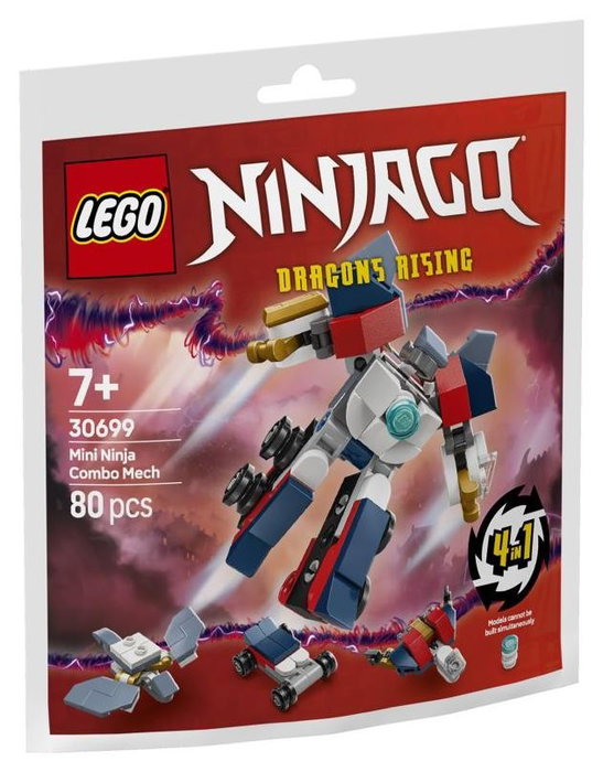 LEGO 30699 NINJAGO Mini Meca Ninja Combinado Multicolor