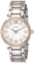 Guess W0636L1 Reloj de Mujer con Correa Plata y Oro
