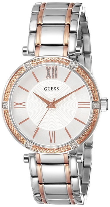 Guess W0636L1 Reloj de Mujer con Correa Plata y Oro Guess W0636L1 Reloj de Mujer con Correa Plata y Oro