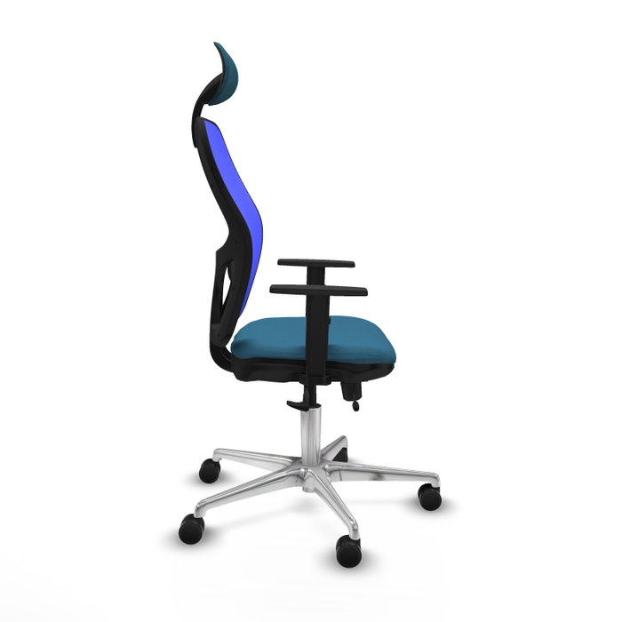 PIQUERAS Y CRESPO Silla de oficina Jorquera Sincro/Traslack Verde petróleo y Azul PIQUERAS Y CRESPO Silla de oficina Jorquera Sincro/Traslack Verde petróleo y Azul
