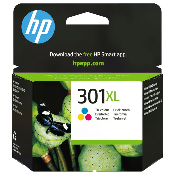 HP 301XL HIGH YIELD TRI-COLOR HP 301XL HIGH YIELD TRI-COLOR