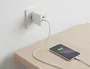 Q-connect Cargador de pared USB-A y USB-C 20W Blanco