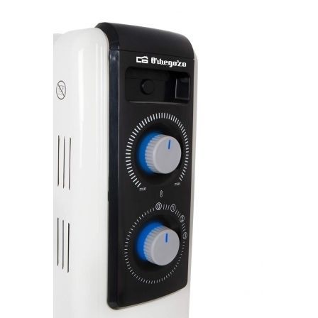 Orbegozo Radiador de Aceite RF 1500 A - 1500W, 7 Elementos, Termostato Regulable, 3 Potencias, Seguridad Antivuelco