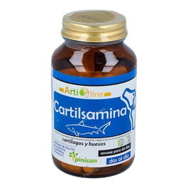 PINISAN Cartilsamina Cartílago de Tiburón 80 Cápsulas con Condroitina Glucosamina y Vitamina C