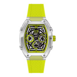 Ice Reloj 024286 con correa amarilla y caja transparente