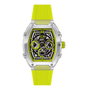 Ice Reloj 024286 con correa amarilla y caja transparente
