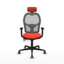 PIQUERAS Y CRESPO Silla de oficina Jorquera Sincro/Traslack Naranja y Gris