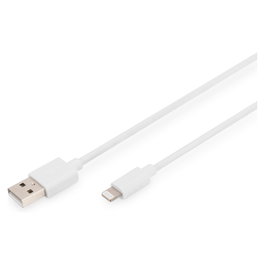 Digitus Cable Lightning a USB A MFI 1m Blanco