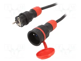 KEL Prolongador de alimentación H05RR-F 3G1,5mm2 5m