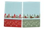 Camino Mesa Navidad Tradicional DKD Home Decor Dorado Rojo 150 x 0.2 x 50 cm (4 Unidades)