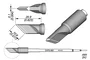 JBC TOOLS Punta de soldadura tipo cuchillo 0,1x10,6mm Heavy Duty