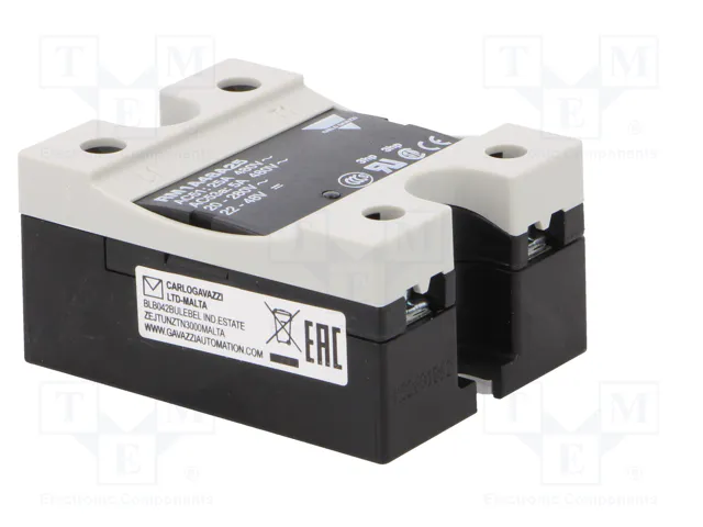 CARLO GAVAZZI RM1A48A25 Relé de semiconductor monofásico 25A CARLO GAVAZZI RM1A48A25 Relé de semiconductor monofásico 25A