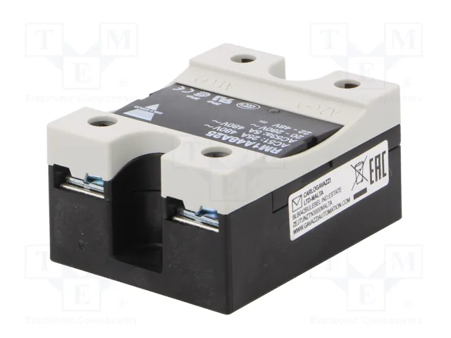 CARLO GAVAZZI RM1A48A25 Relé de semiconductor monofásico 25A CARLO GAVAZZI RM1A48A25 Relé de semiconductor monofásico 25A