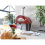 Alfa Forni Moderno 2 Pizze Hybrid Horno de Pizza Rojo Antiguo