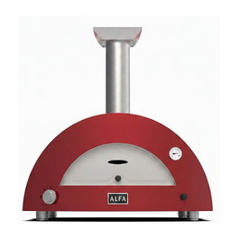 Alfa Forni Moderno 2 Pizze Hybrid Horno de Pizza Rojo Antiguo