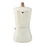Oroley Cafetera Petra Crema de Aluminio de 9 Tazas, Apta para Inducción, Gas, Vitro y Eléctrica con Válvula de Seguridad y Mango Soft-Touch