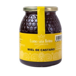 COMO UNA REINA Miel De Castaño Tarro De Cristal - 1000 Gramos