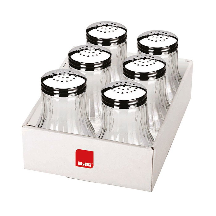 Ibili Dispensador Queso Vidrio/Acero Inoxidable 250 ml Ibili Dispensador Queso Vidrio/Acero Inoxidable 250 ml