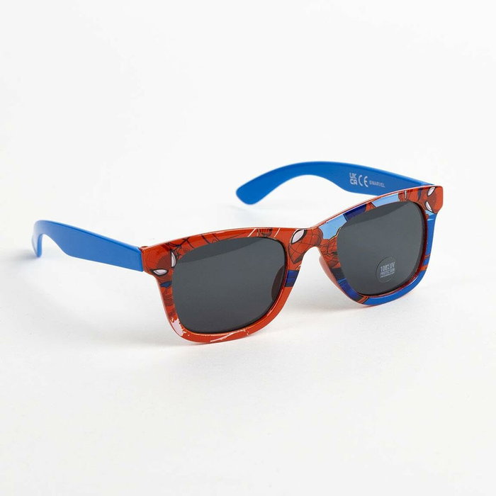Cerdá Set de Gorra y Gafas de Sol Spiderman, 53 cm, Azul
