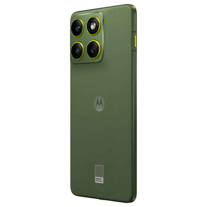 Motorola Edge 70 Smartphone 6.7" AMOLED 120Hz, Snapdragon 7 Gen 4, 12GB RAM + 512GB, Cámara 50MP, 4800mAh, 5G, Android 16, Color Verde PANTONE Bronze Green