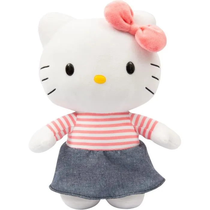 Gptoys Peluche HELLO KITTY HKT131 Modelo Vestido Vaquero 30 cm para Niños a partir de 3 años Gptoys Peluche HELLO KITTY HKT131 Modelo Vestido Vaquero 30 cm para Niños a partir de 3 años