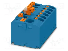 PHOENIX CONTACT PTFIX 6/6X2.5-MT BU Conector de carril push-in azul