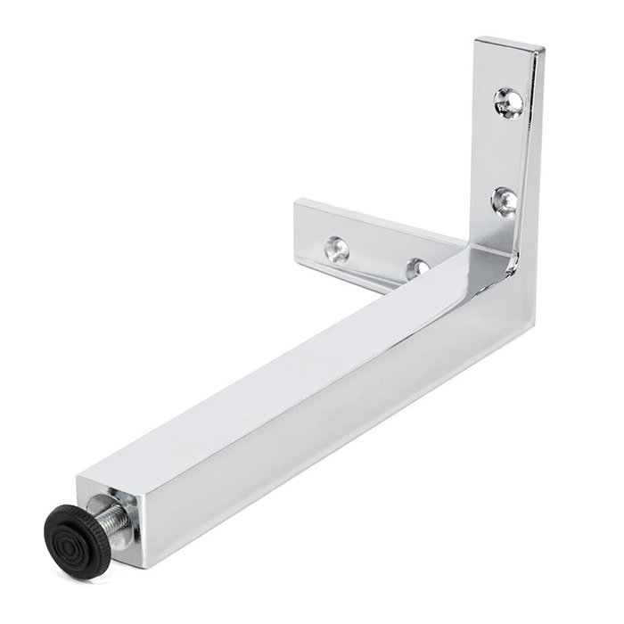 MAFOS Pata Metálica Quadro Zamak Acabado Cromo Brillo Altura H200