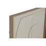 DKD Home Decor Cuadro Abstracto Crema Natural Papel Mache PS 4 x 100 x 75 cm (2 Unidades)