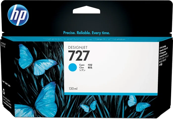 HP Cartucho de Tinta 727 Cian 130ml (B3P19A) DesignJet HP Cartucho de Tinta 727 Cian 130ml (B3P19A) DesignJet