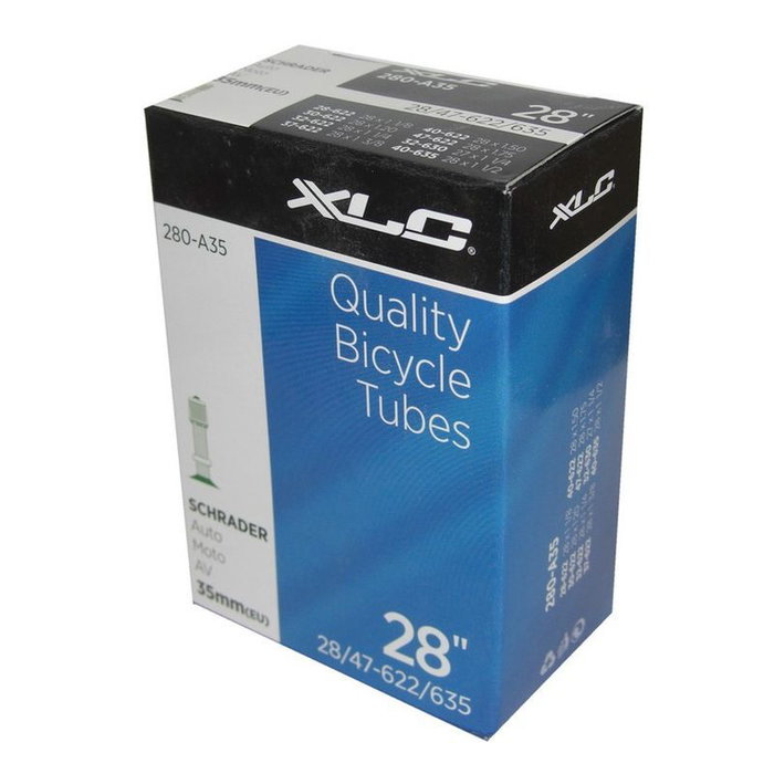 XLC Cámara bicicleta 28x1 1/4-1 3/8-1 1/2 válvula estándar recta 33mm VT-A28 XLC Cámara bicicleta 28x1 1/4-1 3/8-1 1/2 válvula estándar recta 33mm VT-A28