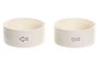 DKD Home Decor Bol Blanco Cerámica 16 x 7 x 16 cm (4 Unidades) Apto para Lavavajillas