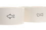 DKD Home Decor Bol Blanco Cerámica 16 x 7 x 16 cm (4 Unidades) Apto para Lavavajillas