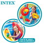 Intex Centro Acuático Centro Acuático Arcoícola Arcoíris Hinchable 57453 – 297x193x135 cm, Incluye Tobogán y Bolas, +3 Años