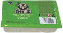 SIO-2 Arcilla Escolar Blanca 1.5kg (Pack de 8)