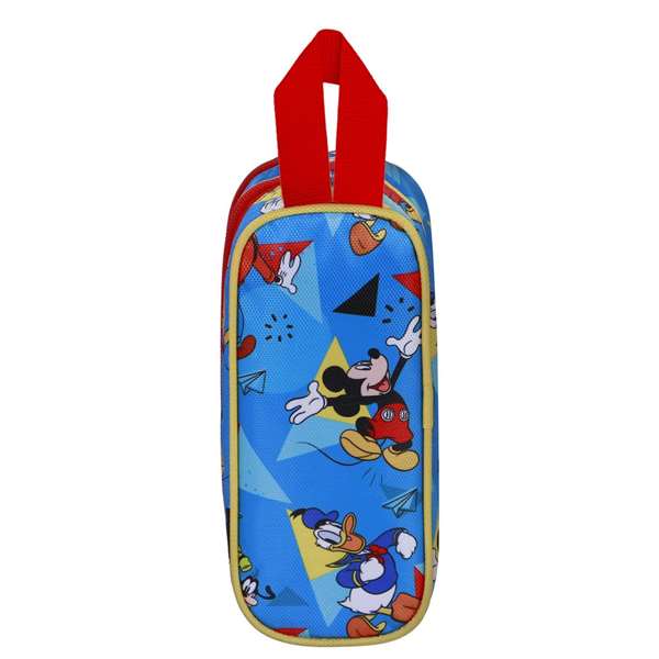 Karactermania Estuche Doble 3D Mickey Mouse Scooter Azul 22 x8 x9,5 cm