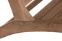 DKD Home Decor Banco de Teca Natural Hecho a Mano