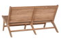 DKD Home Decor Banco de Teca Natural Hecho a Mano