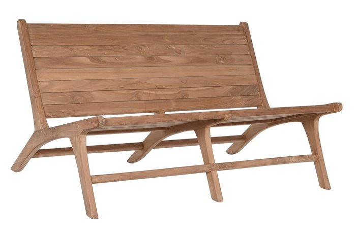 DKD Home Decor Banco de Teca Natural Hecho a Mano DKD Home Decor Banco de Teca Natural Hecho a Mano