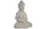 DKD Home Decor Figura de Buda Gris en Magnesia