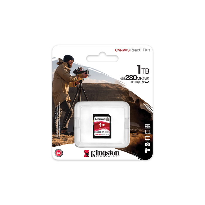 Kingston Canvas React Plus 1TB SDXC UHS-II V60