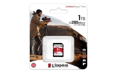 Kingston Canvas React Plus 1TB SDXC UHS-II V60