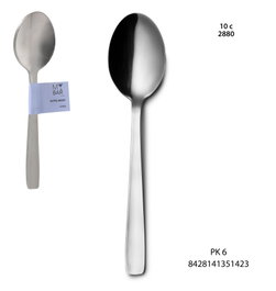 My Bar Set de 6 Cucharas de Mesa Hotel Basic 18/0 Hotel Vibrado