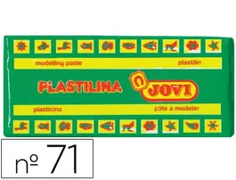 Jovi Plastilina 71 Verde Claro Unidad Tamaño Mediano Pasta Vegetal Moldeable 150 g